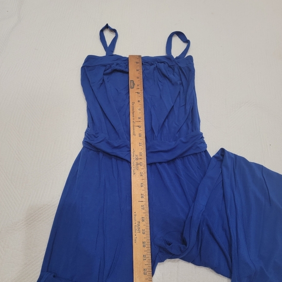 Tart sleeveless blue jersey knit jumpsuit. XS - Picture 5 of 15